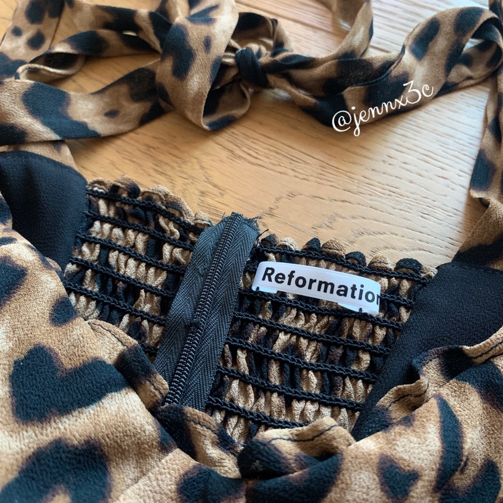 ❌[SOLD]❌Reformation Blanca Top || Leopard 🐆 - Picture 7 of 16